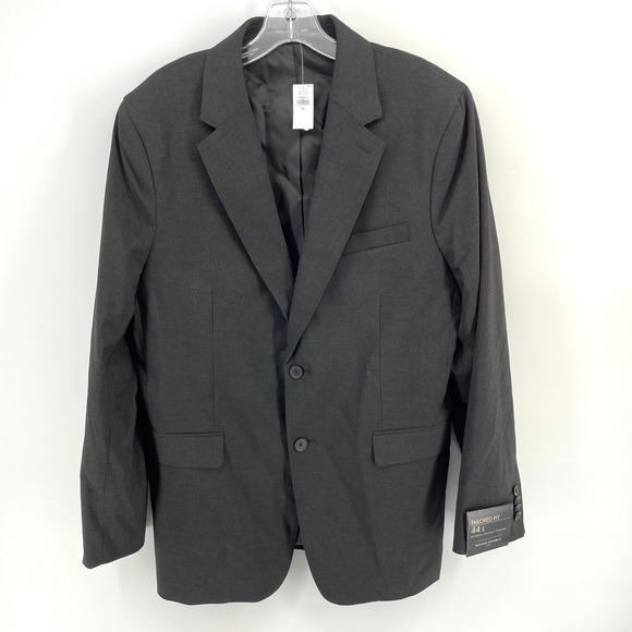 Banana Republic Other - Banana Republic Tailored Fit Blazer Mens 44L Charcoal Grey Business Suit Jacket